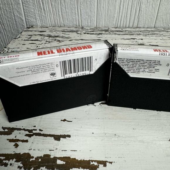 Neil Diamond Cassette Tape Lot Bundle of 3 Primitive Hot August Greatest Hits - Picture 3 of 6